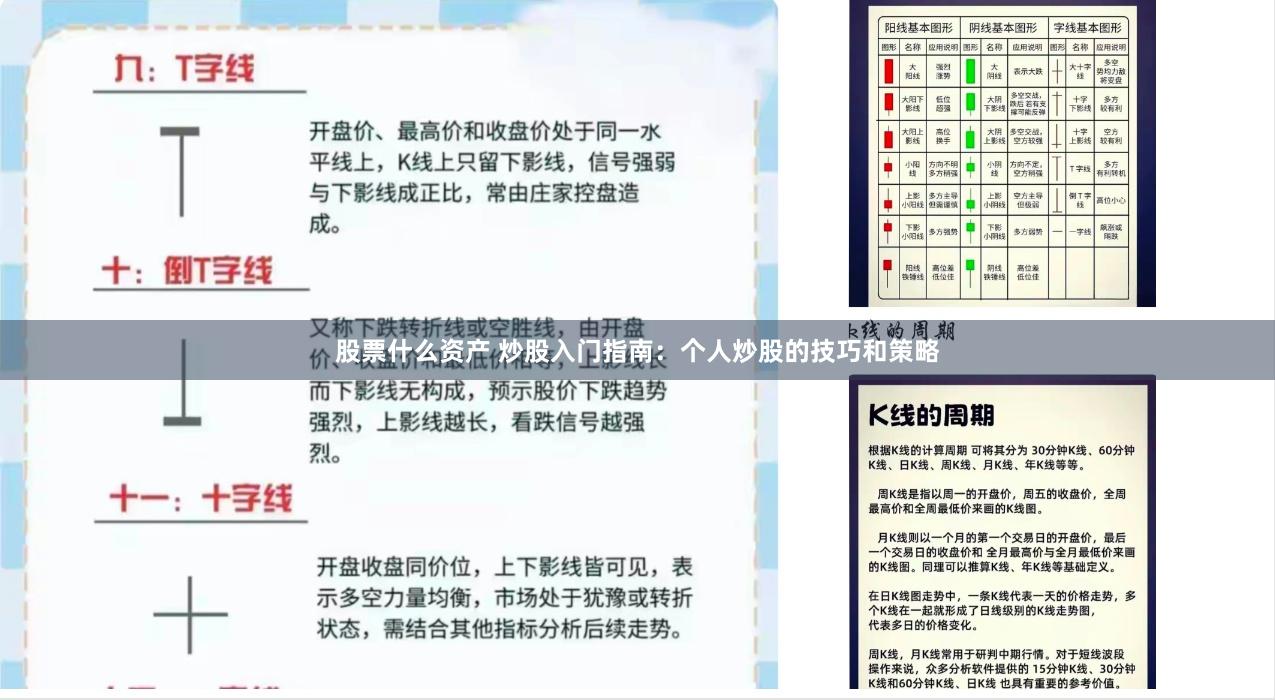 股票什么资产 炒股入门指南：个人炒股的技巧和策略